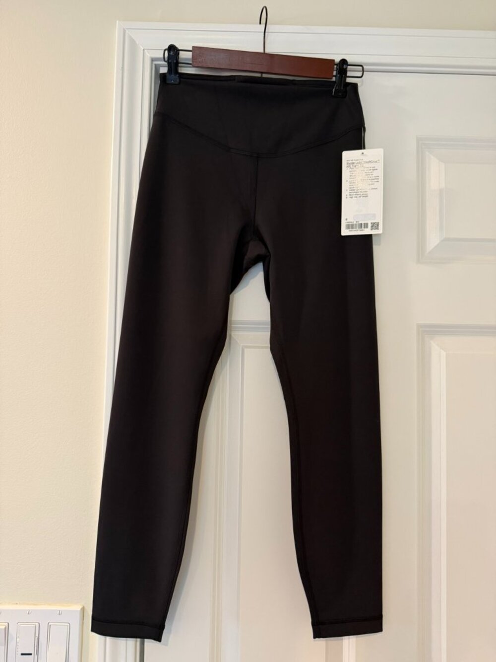 Lululemon Wunder Under SmoothCover HR Tight 25" Black Size 8 NWT
